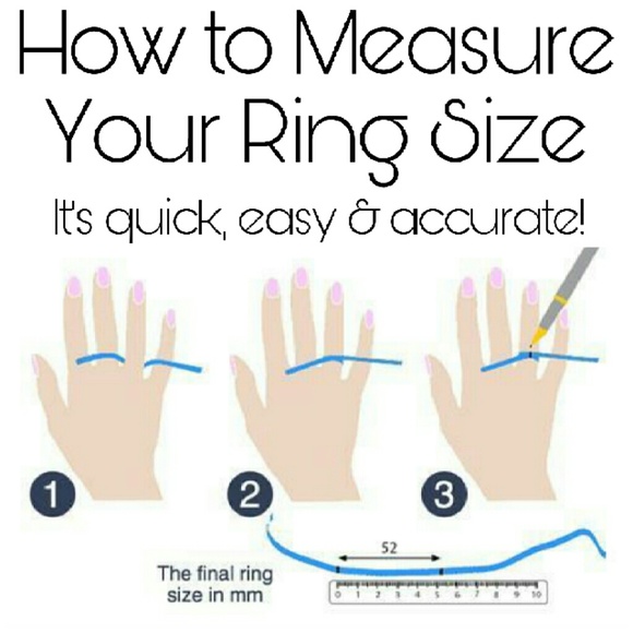 oneinamilliontreasures Jewelry - How to Measure Your Ring Size